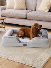 Snug Grey Orthopedic Support Pet Bed - Image 1 of 9