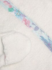 Monsoon Natural Newborn Floral Teddy Pramsuit - Image 3 of 3