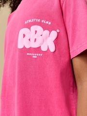 Reebok Oversized Girls 100% Cotton Graphic T-Shirt - Image 4 of 8