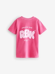 Reebok Oversized Girls 100% Cotton Graphic T-Shirt - Image 6 of 8
