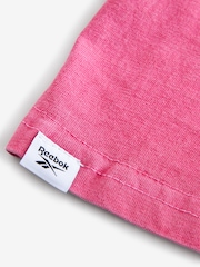 Reebok Oversized Girls 100% Cotton Graphic T-Shirt - Image 8 of 8