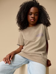 Reebok Oversized Girls 100% Cotton Graphic T-Shirt - Image 1 of 8