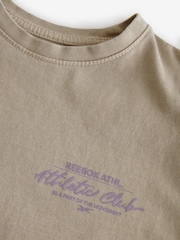 Reebok Oversized Girls 100% Cotton Graphic T-Shirt - Image 7 of 8