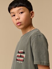 Reebok Boys Oversized 100% Cotton Graphic T-Shirt - Image 4 of 9