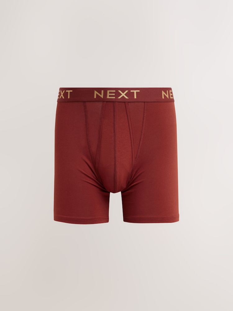 Rich Purple/Green/Orange Colour 10 pack Sports Longer Length A-Front Boxers - Image 10 of 14