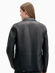AllSaints Black Andrius Blazer - Image 6 of 8