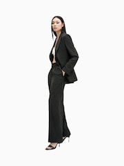 AllSaints Grey Averie Pin Trousers - Image 3 of 7