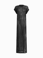 AllSaints Black Giana Dress - Image 7 of 7