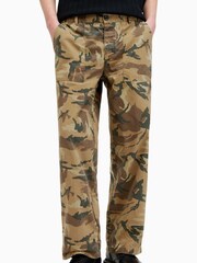 AllSaints Brown Gaspar Trousers - Image 1 of 1