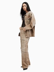 AllSaints Brown Archie Jeans - Image 1 of 8