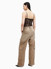 AllSaints Brown Archie Jeans - Image 7 of 8