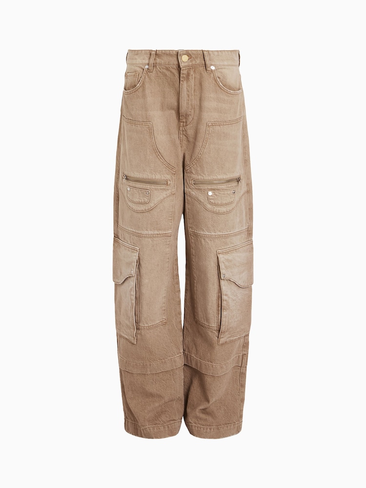 AllSaints Brown Archie Jeans - Image 8 of 8