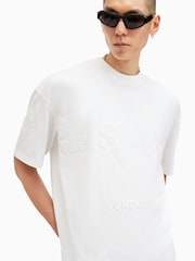 AllSaints Off White Biggy Short Sleeve Crew T-Shirt - Image 5 of 9