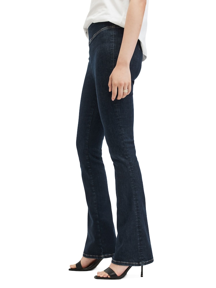 AllSaints Blue Dani Sizeme Bootcut Jeans - Image 2 of 9
