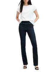 AllSaints Blue Dani Sizeme Bootcut Jeans - Image 3 of 9
