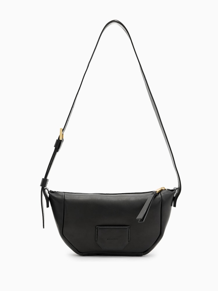 Allsaints Black Madea Cross-Body Bag - Image 1 of 7