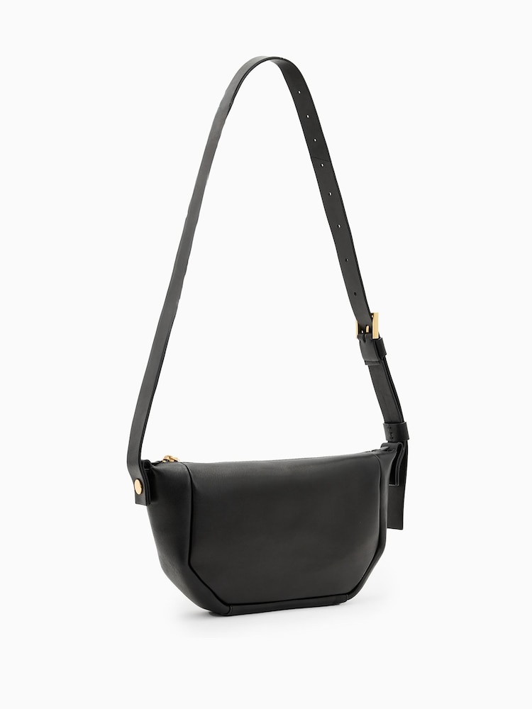 Allsaints Black Madea Cross-Body Bag - Image 2 of 7 Allsaints Black Madea Cross-Body Bag - Image 2 of 7