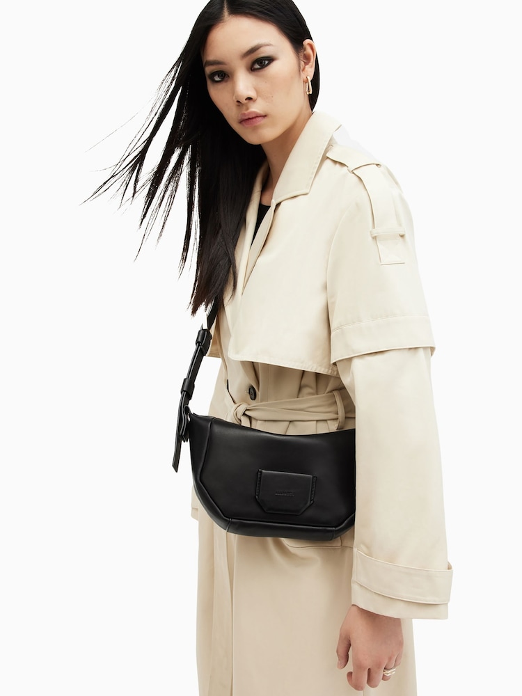 Allsaints Black Madea Cross-Body Bag - Image 7 of 7
