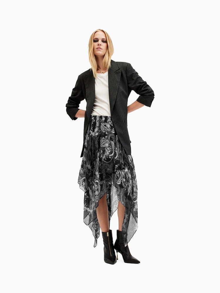 AllSaints Black Polly Skirt - Image 2 of 7