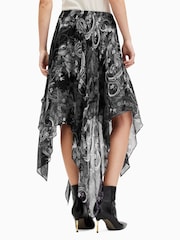 AllSaints Black Polly Skirt - Image 4 of 7