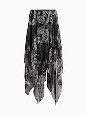AllSaints Black Polly Skirt - Image 7 of 7