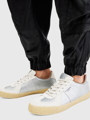 AllSaints Silver Jaimee Met Sneakers - Image 1 of 7