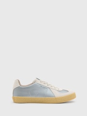 AllSaints Silver Jaimee Met Sneakers - Image 3 of 7