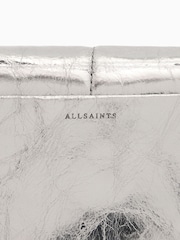 AllSaints Grey Ezra Quilt Cross-Body Bag - Image 4 of 6