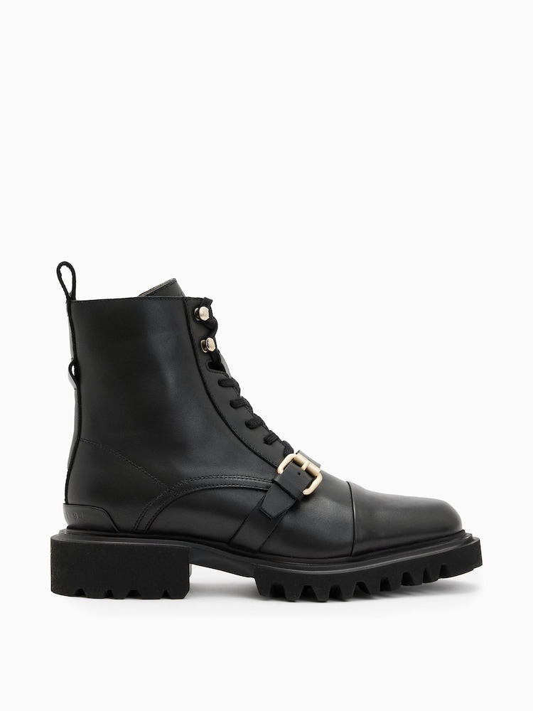 AllSaints Black Tori Boots - Image 1 of 6