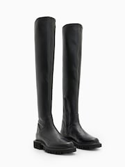 AllSaints Black Leona Boots - Image 2 of 5