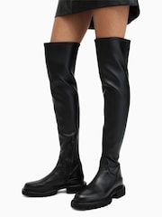 AllSaints Black Leona Boots - Image 5 of 5