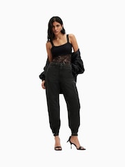 AllSaints Black Florence Joggers - Image 1 of 10