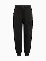 AllSaints Black Florence Joggers - Image 10 of 10