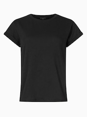 AllSaints Black Anna T-Shirt - Image 7 of 7