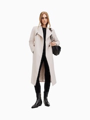 AllSaints White Riley Coat - Image 3 of 9