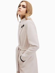 AllSaints White Riley Coat - Image 4 of 9