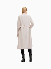 AllSaints White Riley Coat - Image 7 of 9