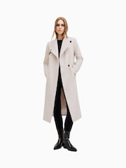 AllSaints White Riley Coat - Image 8 of 9