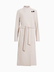 AllSaints White Riley Coat - Image 9 of 9