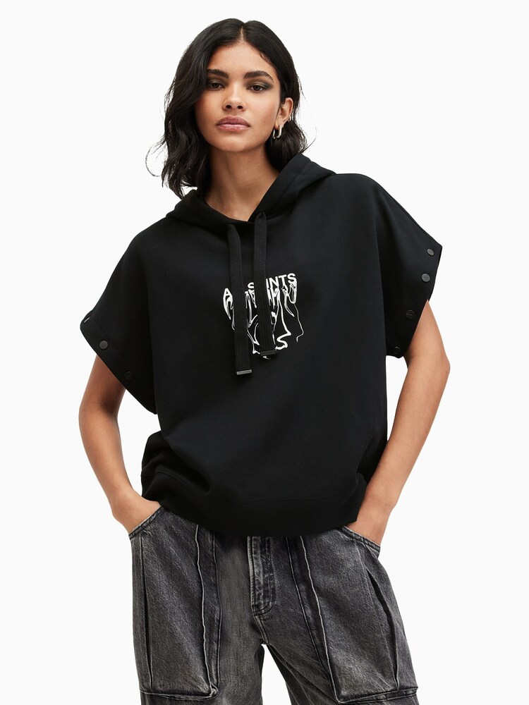 Allsaints Inksnts Amphia Hoodie aus 100 % Baumwolle - Bild 1 von 9