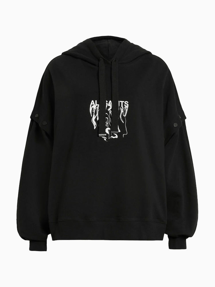Allsaints Inksnts Amphia Hoodie aus 100 % Baumwolle - Bild 9 von 9