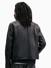 AllSaints Black Erol Jacket - Image 2 of 8