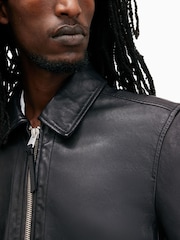 AllSaints Black Erol Jacket - Image 4 of 8