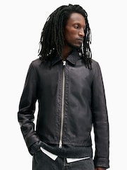AllSaints Black Erol Jacket - Image 6 of 8
