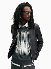 AllSaints Black Erol Jacket - Image 7 of 8