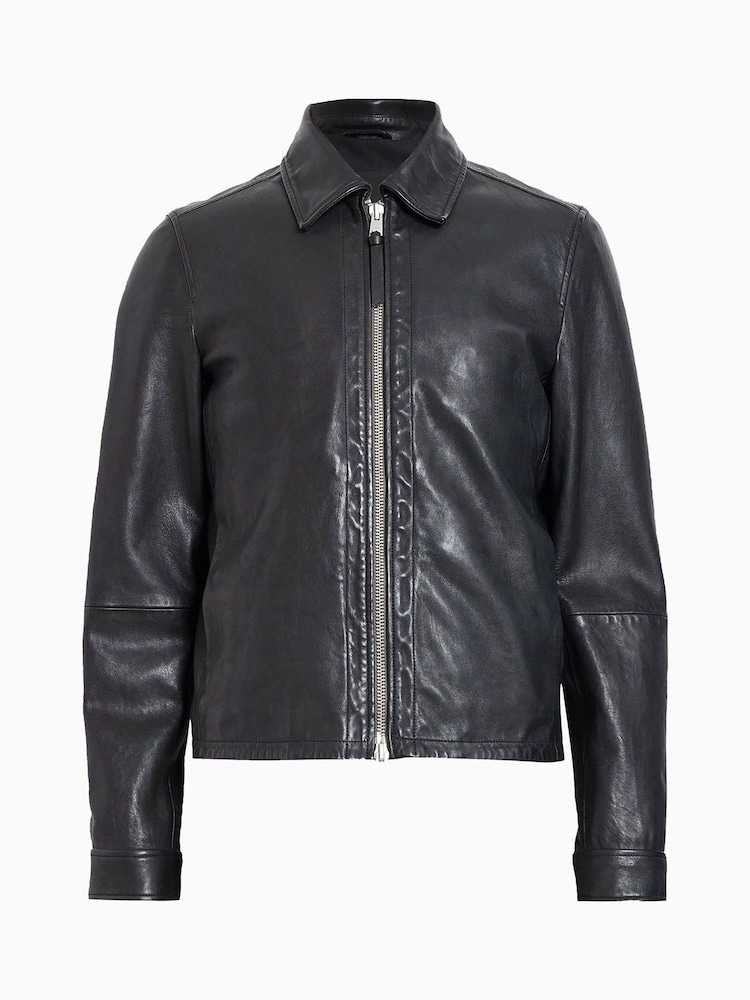 AllSaints Black Erol Jacket - Image 8 of 8