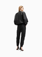 AllSaints Black Himari Cargo Trousers - Image 7 of 8