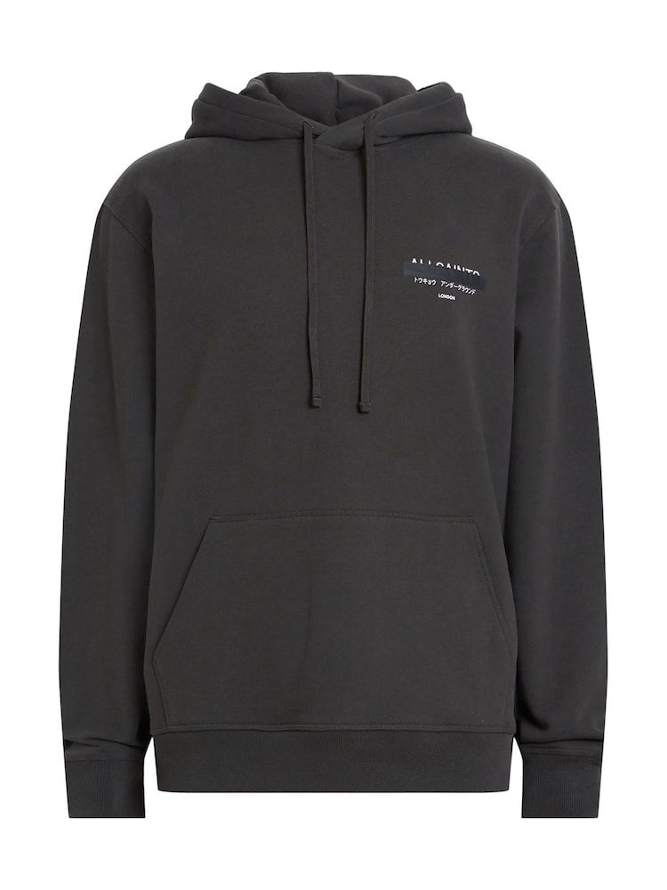 Schwarz - AllSaints Redact Over The Head Hoodie - Bild 7 von 7 Schwarz - AllSaints Redact Over The Head Hoodie - Bild 7 von 7