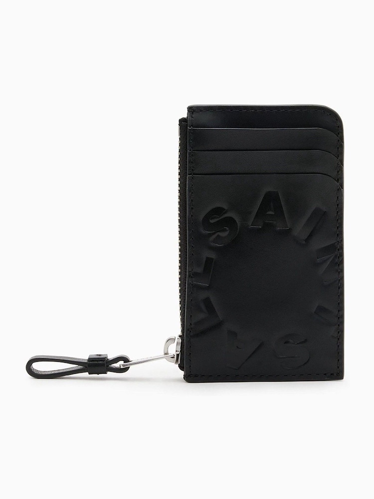 AllSaints Black Tierra Isamu Wallet - Image 1 of 6