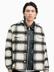 AllSaints Grey Lapse Longsleeve Shirt - Image 1 of 8